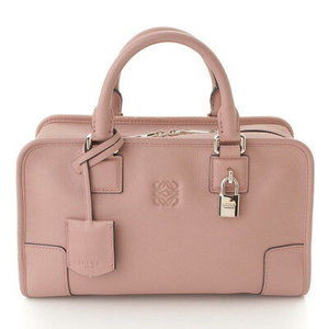 Loewe Amazona Handbag with Padlock Pink